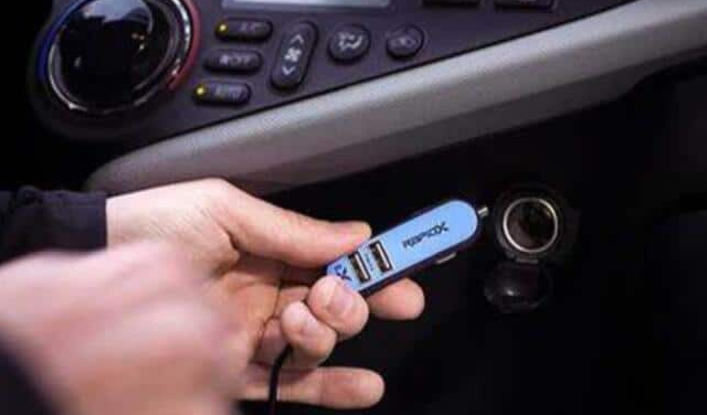 USB ports of the car